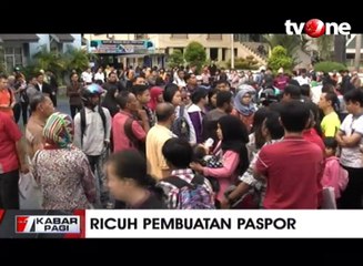 Layanan Dipersingkat, Pembuatan Paspor di Pontianak Ricuh