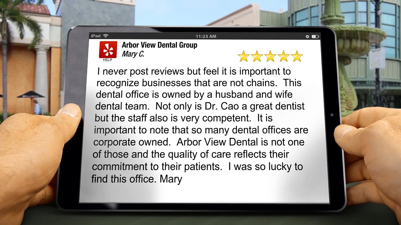 Arbor View Dental Group Roseville Exceptional5 Star Review by Mary C.