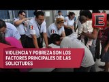 Incrementan solicitudes de refugio en México