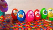 Surprise eggs unboxing toys Pocoyo and friends eggs surprise toys huevos sorpresa con jugu