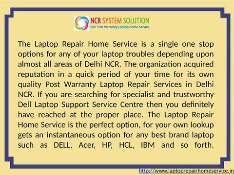 Dell Laptop Repair Home Service in Delhi