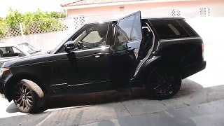 395.MAJOR DRIVING FAIL! Watch Calvin Harris Crash His Range Rover At The Gym