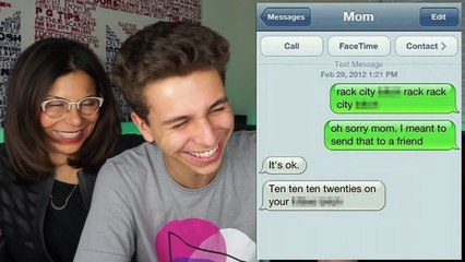 Reading Embarrassing Texts. ft. My Mom