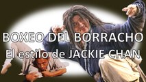 BOXEO DEL BORRACHO, El arte de Jackie Chan (ORIGEN del arte marcial)