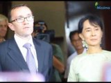 Aung San Suu Kyi meets  Norway Deputy Foreign Minister