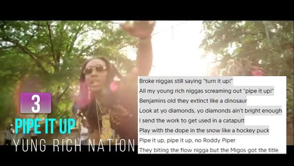 Top 10 Takeoff Lyrics (Migos)
