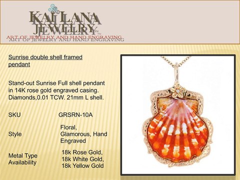 Sunrise Shell Jewelry - Buy Sunrise Shell Jewelry Collection | Kailana Jewelry