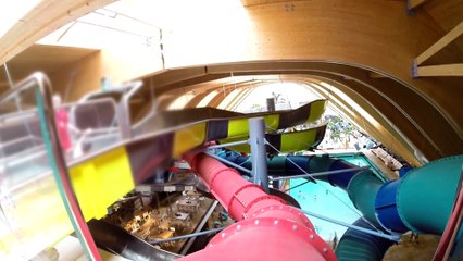 Therme Bucuresti - _Quasar_ Space Bowl Trichterrutsche Onride POV