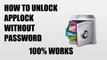 how to unlock any app without any password