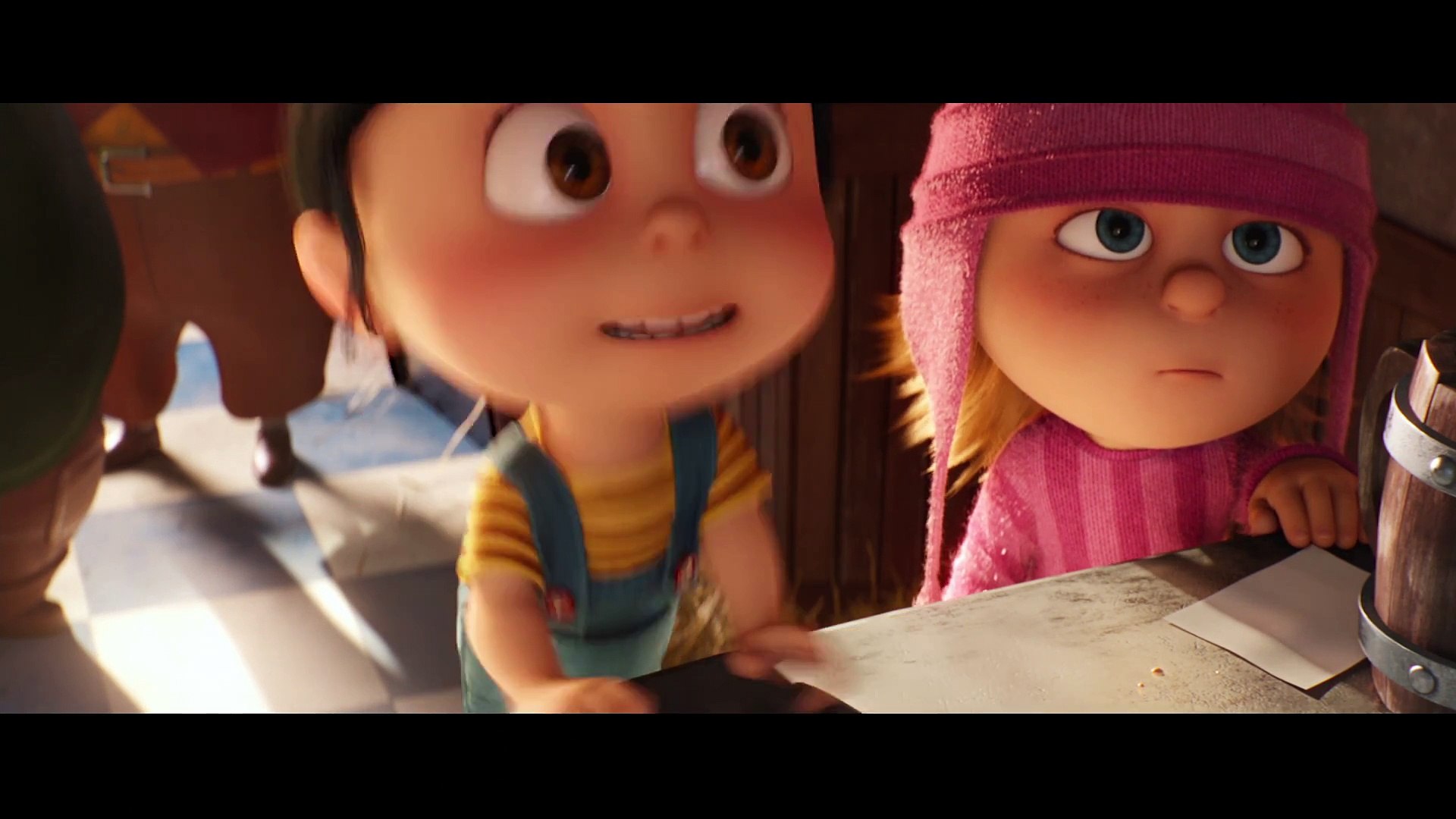 Despicable Me 3 Agnes Sees A Real Unicorn Horn Video Dailymotion