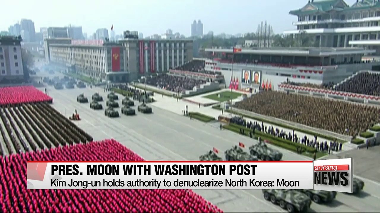 President Moon clarifies his North Korea policies to U.S. media