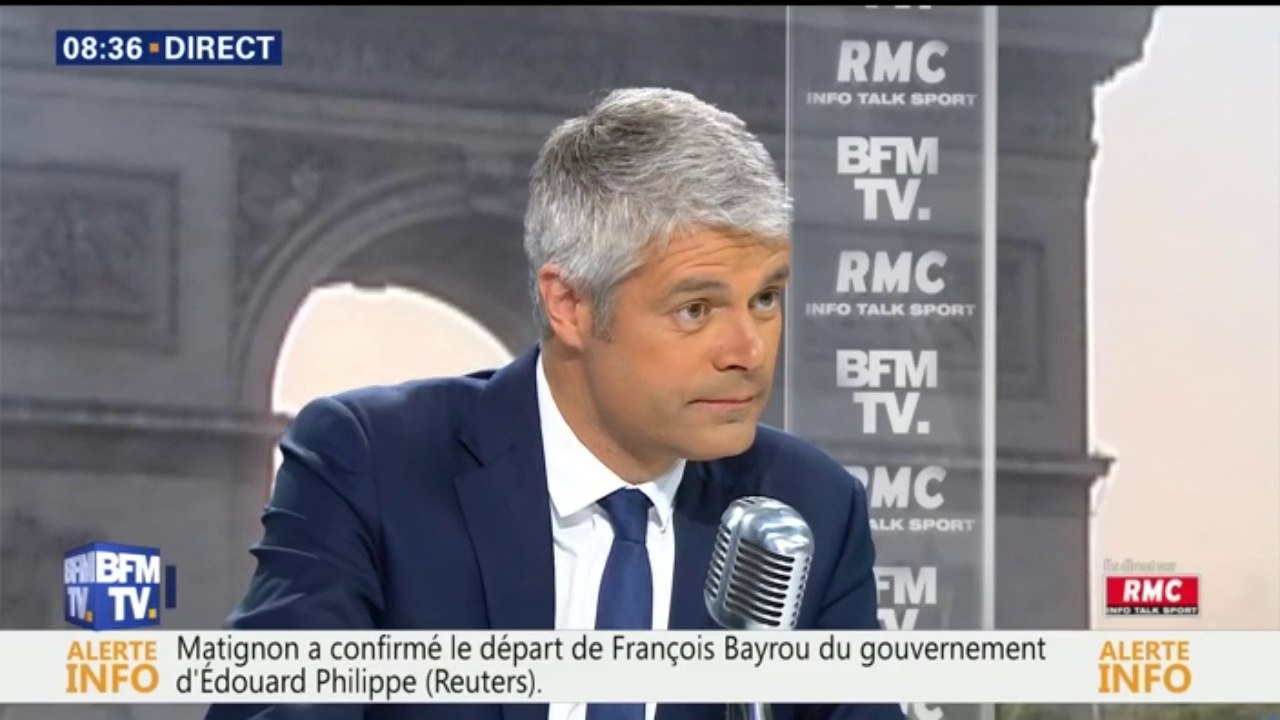 Démissions du gouvernement: Wauquiez dénonce "un scandale qui va se déporter à l'Assemblée"