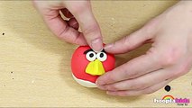 Make Play Doh Angry Birds with HooplaKidz How To _ Learn Amazing Cr