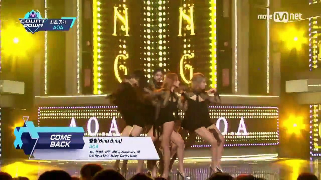 [AOA - Bing Bing] Comeback Stage _ M COUNTDOWN 170105 EP.505-s1UVScsteYs