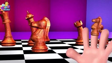 Finger Family Chess Family _ Finger Family Songs _ Funny