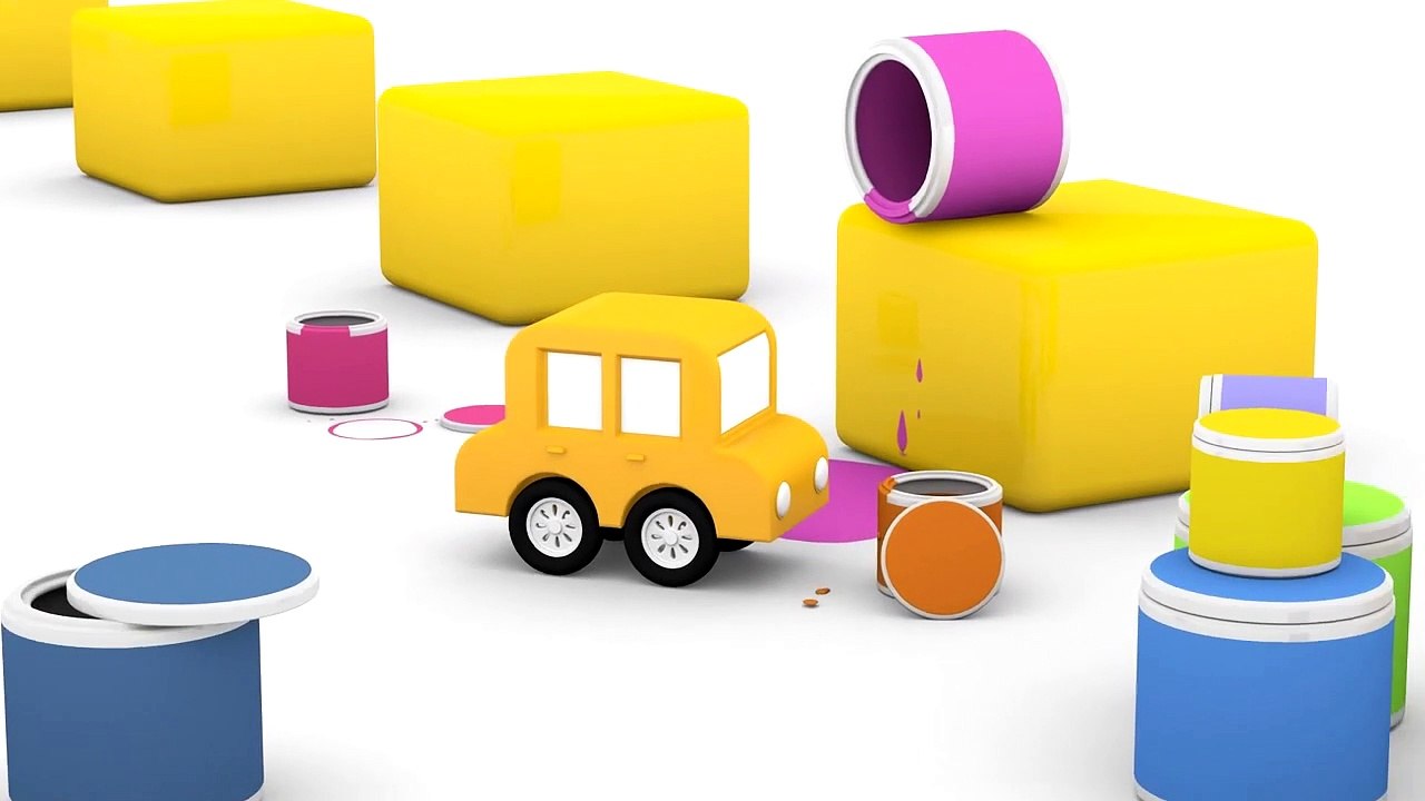 Cartoon Cars - STICKY JELLY SWEEPING TRUCK! Construction Cartoons