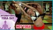 Rakhi Sawant H0T YOGA | International Yoga Day Special | TellyMasala