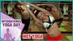 Rakhi Sawant H0T YOGA | International Yoga Day Special | TellyMasala