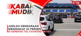 Jumlah Kendaraan Meninggkat 43% di Gerbang Tol Cikarang Utama