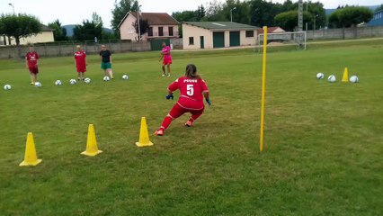 Exercice d'entrainement du CSPG puy guillaume feminine 2017