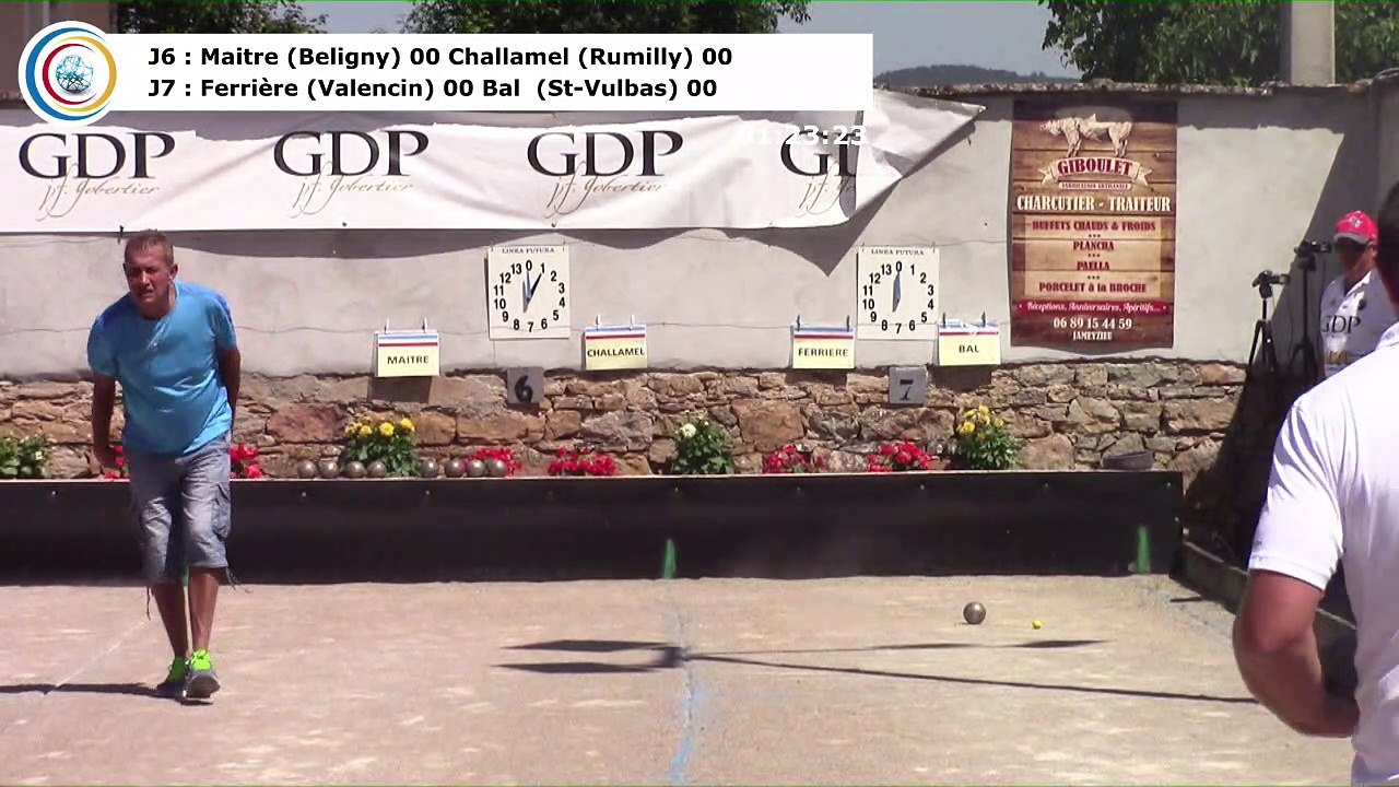 Secondes parties de poules, 14ème étape du Trophée Super 16 en simple, Sport Boules, Tignieu-Jameyzieu 2017