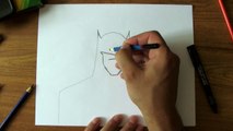 Comment à dessiner homme chauve-souris pour débutants