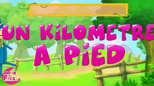 Un kilomètre à pied, ça use les souliers.-kC