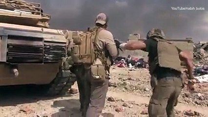 نجات دختر بچه خردسال از دست نیرهای داعش