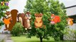 Gorilla-Squirrel -Pineapple-Dog Finger Family Poem   Funny 2D Videos