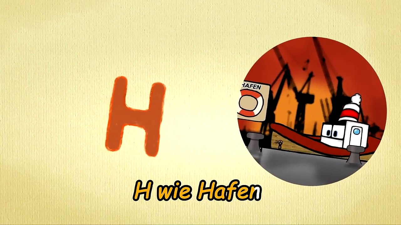 Buchstaben lernen deutsch - DAS H-LIED - ABC Lied - Der Buchstabe H 'The lette