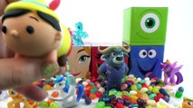 Disney Cubeez Toy Surprises with Slime, M&Ms, Jelly Beans, Nemo, Olaf, Dory, Woody, Buzz
