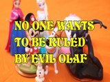 NO ONE WANTS TO BE RULED BY EVIL OLAF + ANNA MINNIE MOUSE MAX SPIDERMAN GIDGET ELSA Toys Kids Video