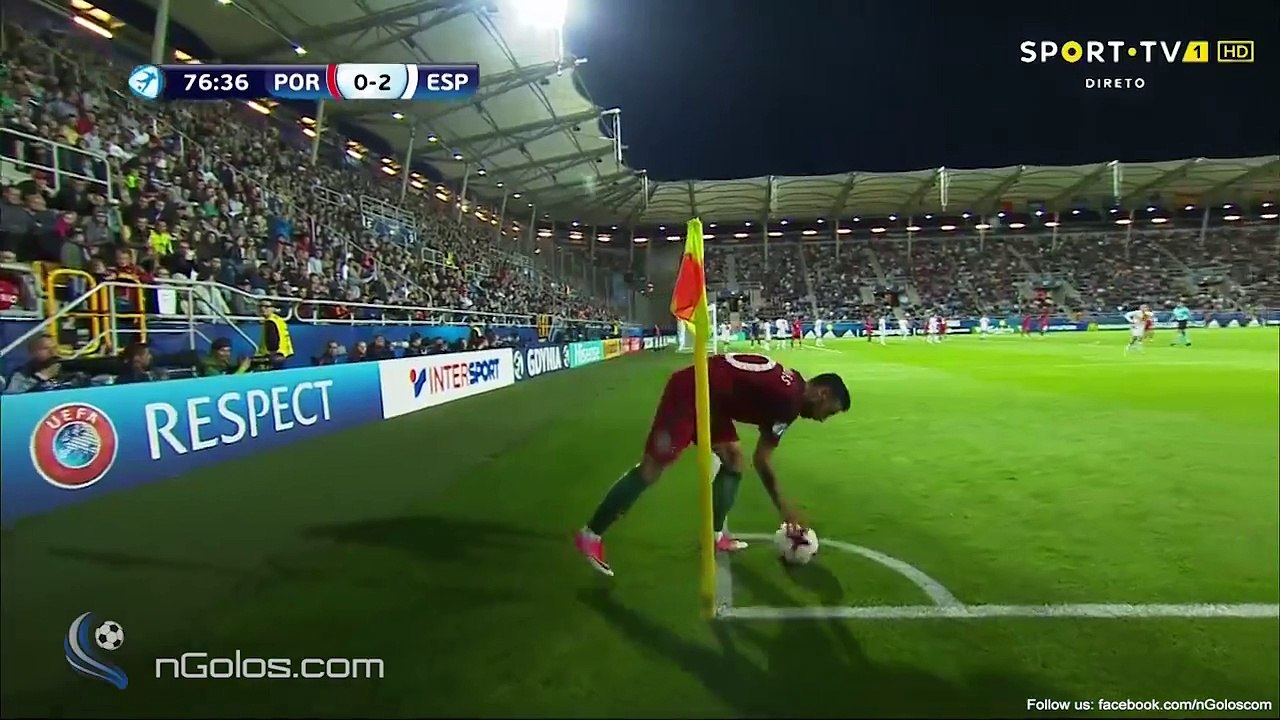 Championnat d'Europe des moins de 21 ans - La superbe volée de Bruma