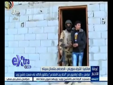 #غرفة_الأخبار | إرهابيون من أنصار بيت المقدس يطلقون قذائف على مسجد بالشيخ زويد