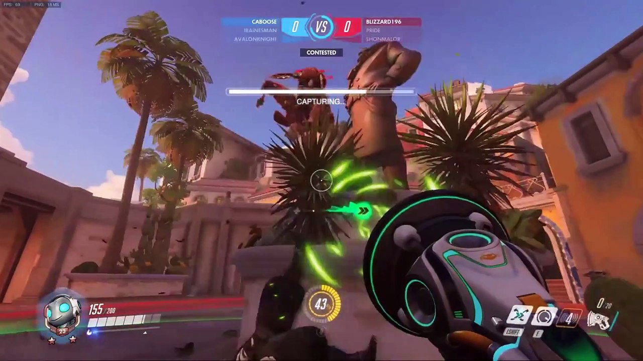 Overwatch: Capping the point against Roadhog with Lucio