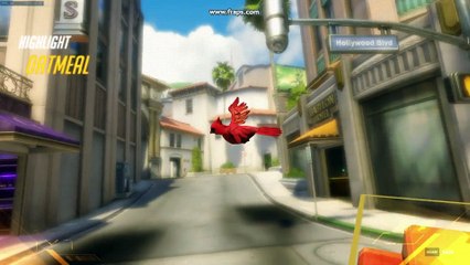 Overwatch: Let my 7 year old brother play and later checked his highlights.