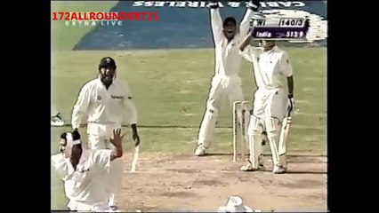 Anil Kumble bowling