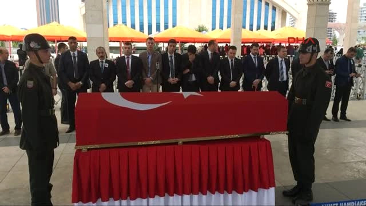 Çukurca Şehidi Piyade Yüzbaşı Üçöz, Ankara'da Son Yolculuğuna Uğurlandı