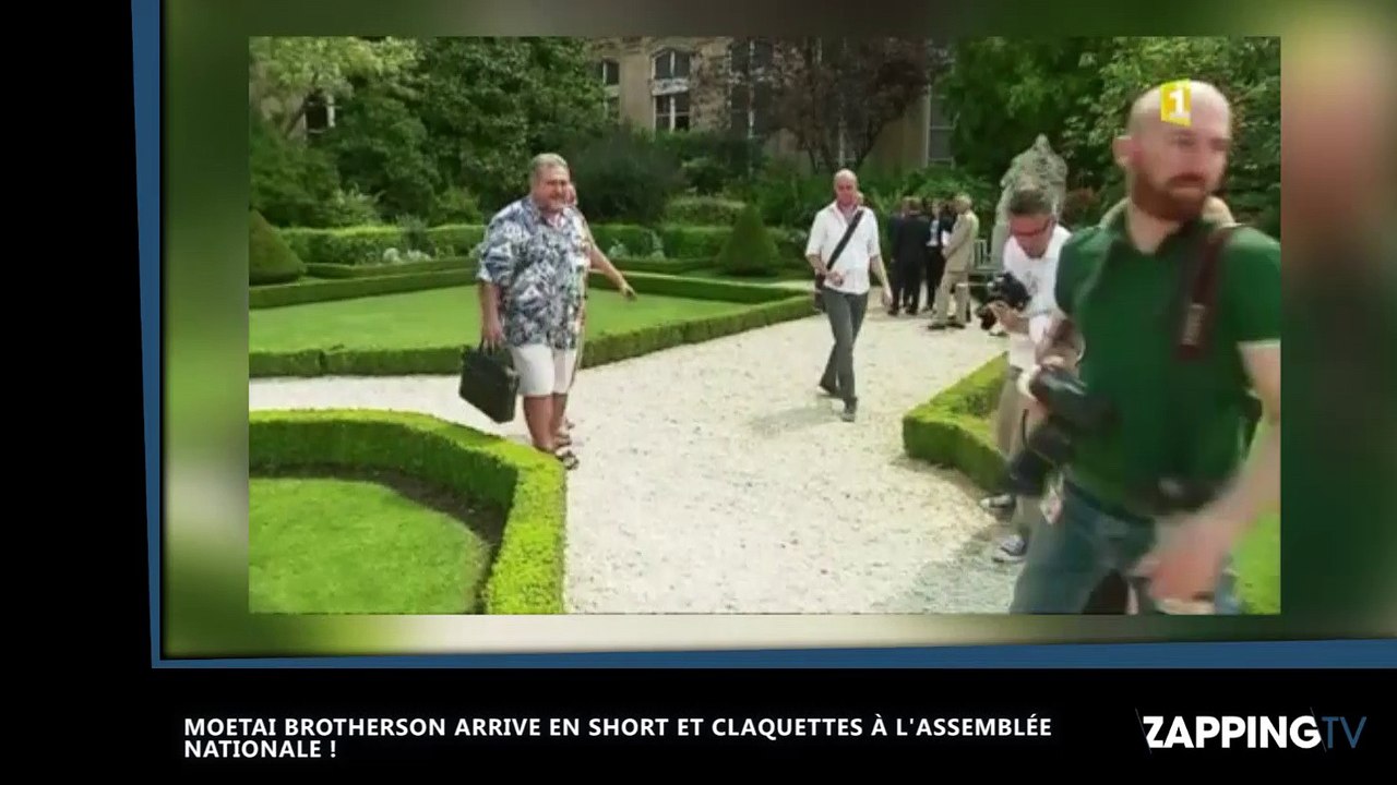 Le nouveau député de Polynésie arrive en short et sandales à l’Assemblée nationale (Vidéo)
