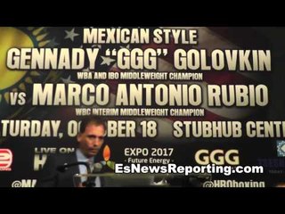 Full Gennady Golovkin vs Marco Antonio Rubio Press Conference