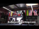 john molina jr training for soto fight on mayweather vs maidana 2 card EsNews