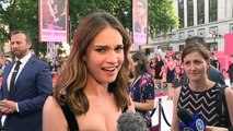 Baby Driver: Lily James tight lipped on Downton reunion