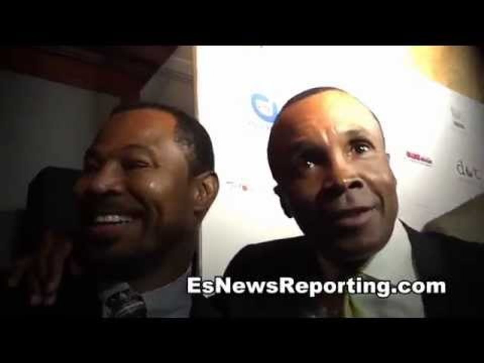 shane mosley and sugar ray leonard he is the best ever - EsNews boxing