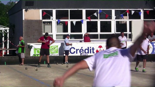 Huitièmes de finale, 14ème étape du Trophée Super 16 en simple, Sport Boules, Tignieu-Jameyzieu 2017