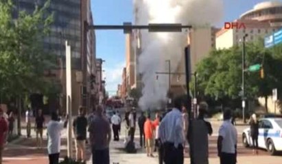 ABD'de patlayan buhar borusu panik yarattı