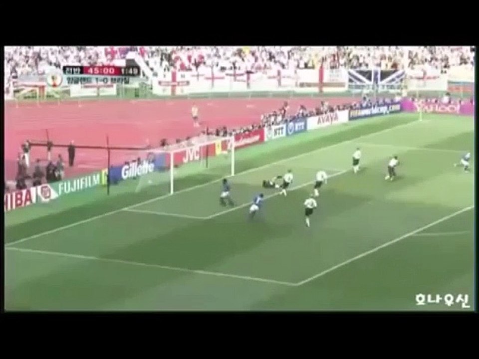 ronaldinho vs Angleterre 2002