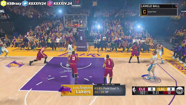 NBA 2K17 MyCAREER LaMelo Ball #6 LaMelo Breaks Kyrie Ankles!!