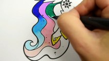 My Little Pony Princess Celestia Coloring Book_ Pages Color