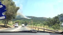 Incendie à Bormes les Mimosas