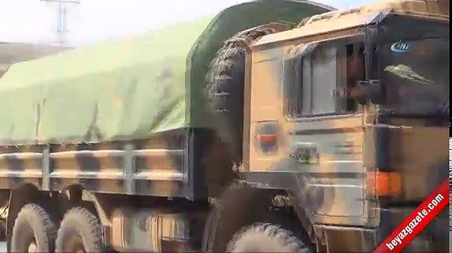 Suriye sınırına Fırtına Obüs ile Topçu Bataryaları sevk edildi